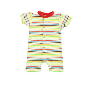Sweet Peanut Boys Multi | Stripes Romper size: 6-12 Months